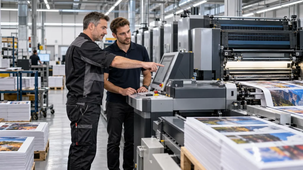 Accompagnement d’un imprimeur dans le choix d’une machine d’impression industrielle